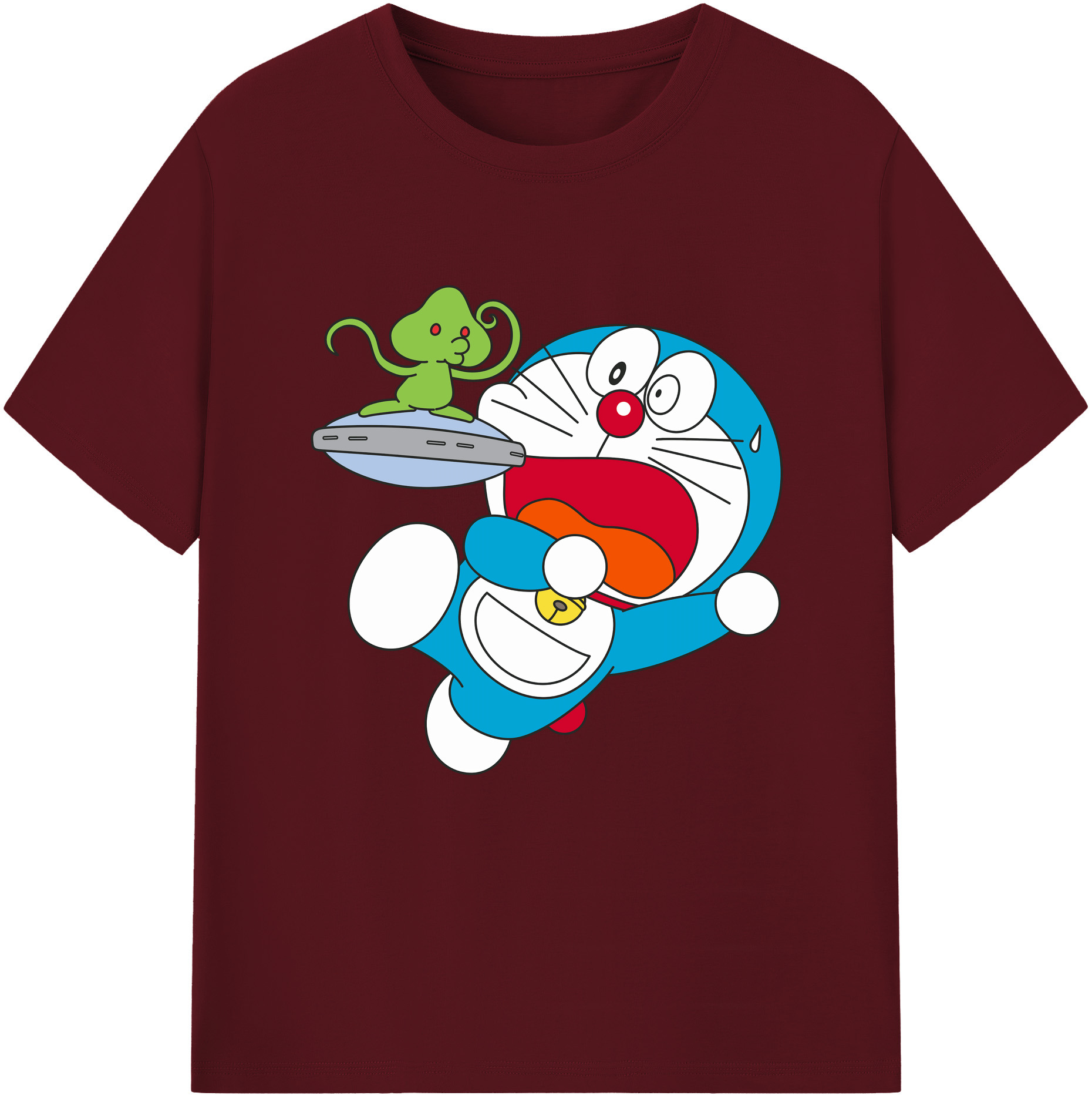 （画像用） ドラえもん Doraemon 綿100％半袖Tシャツ（フロントプリント）